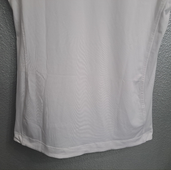 Chase 54 White Sleeveless Zip Up Collared Top  Size S - Picture 6 of 13